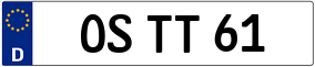 Truck License Plate